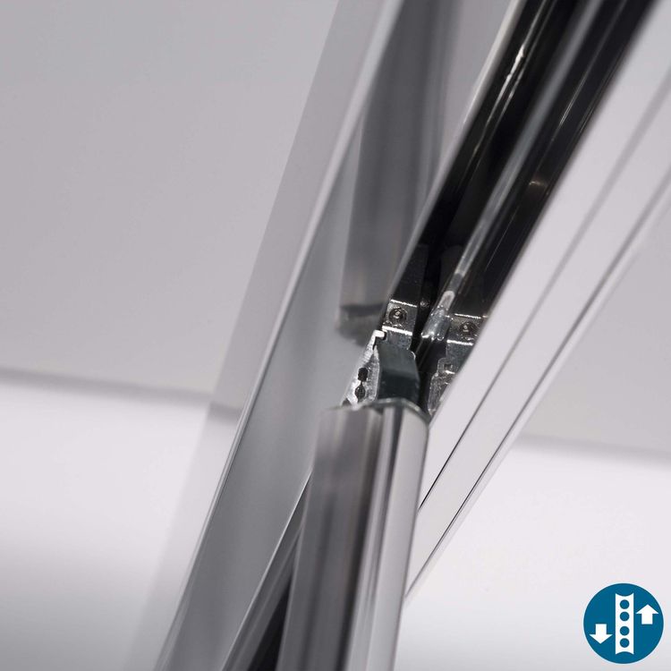 Ball-bearing rollers adjustable in height
